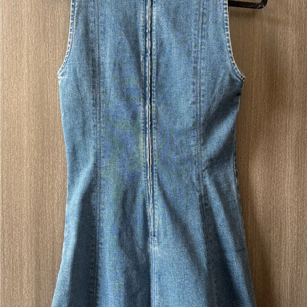 Abercrombie & Fitch Blue Denim Mini Dress - Picture 2 of 4
